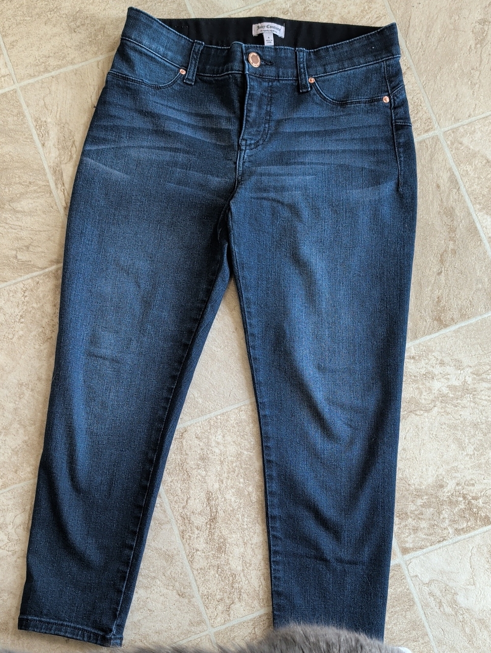 Juicy Couture Dark Indigo Skinny Jeans